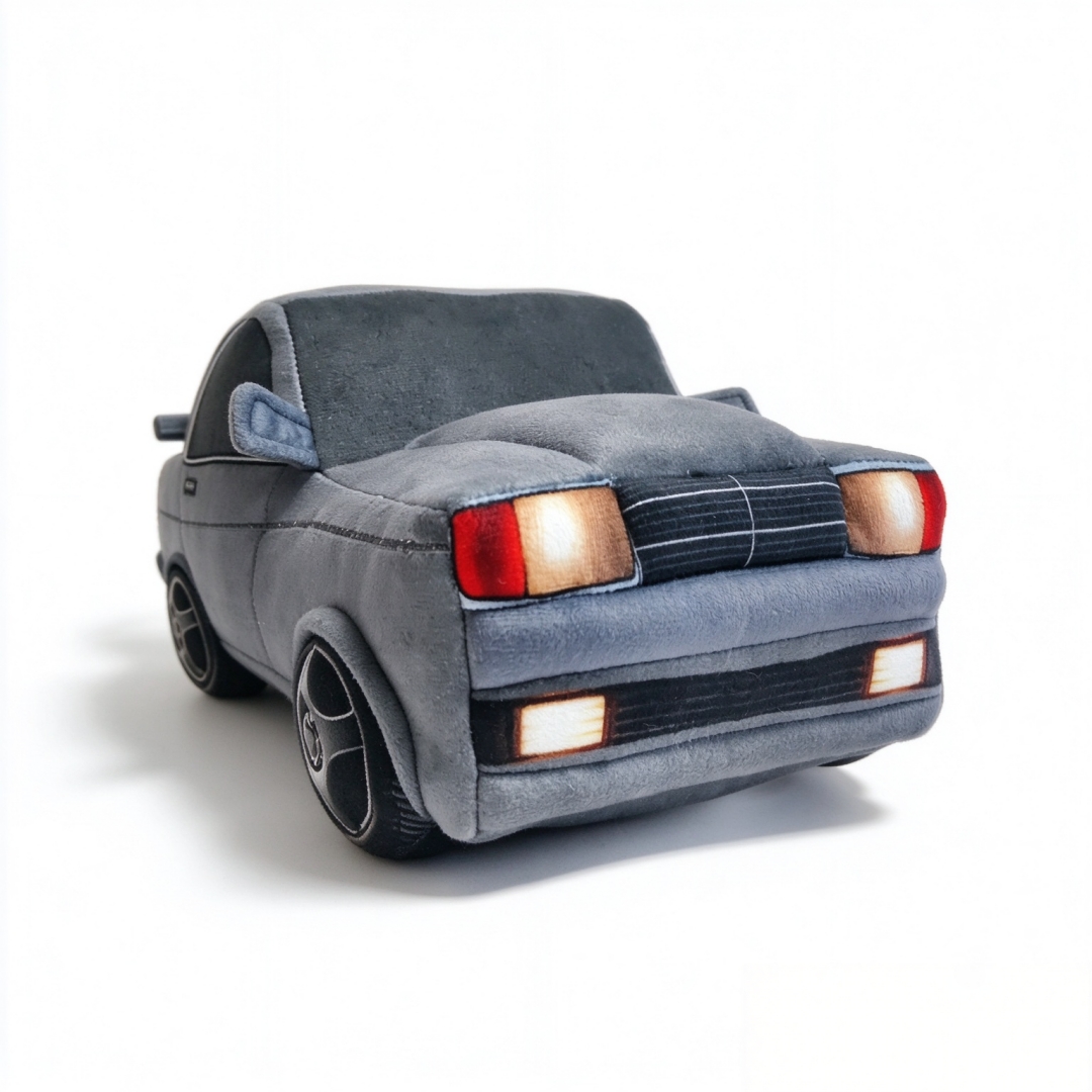 Grey Fancy Car Benz Brand Vehicle Soft Plush Stuffed Custom Factory Wholesale Souvenir Toys