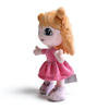 My little pink girl first plush gift mascot factory wholesale OEM soft custom stuffed fairy doll toy