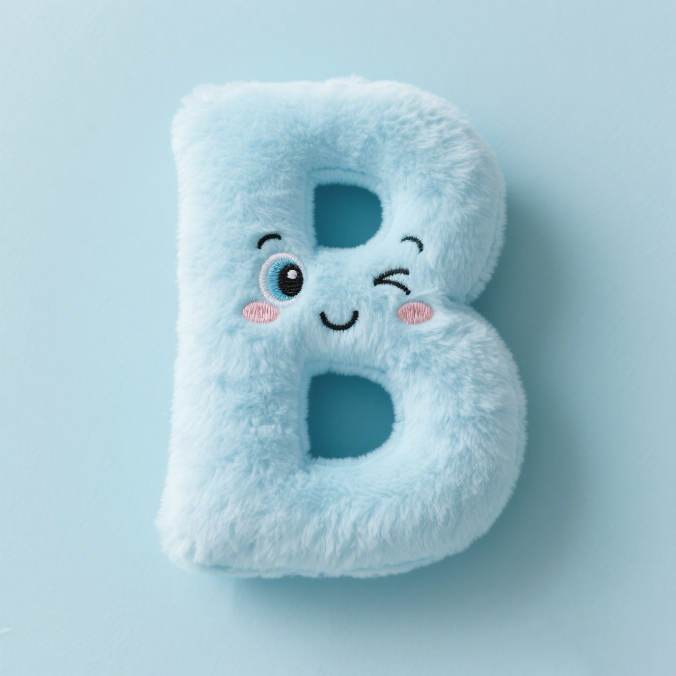 Cartoon Plush Doll Custom Emoticons Letter Baby Child Educational Toy