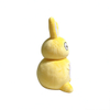 Yellow Spandex Soft Strechable Rabbit Stuffed Animal Custom Gift Toy