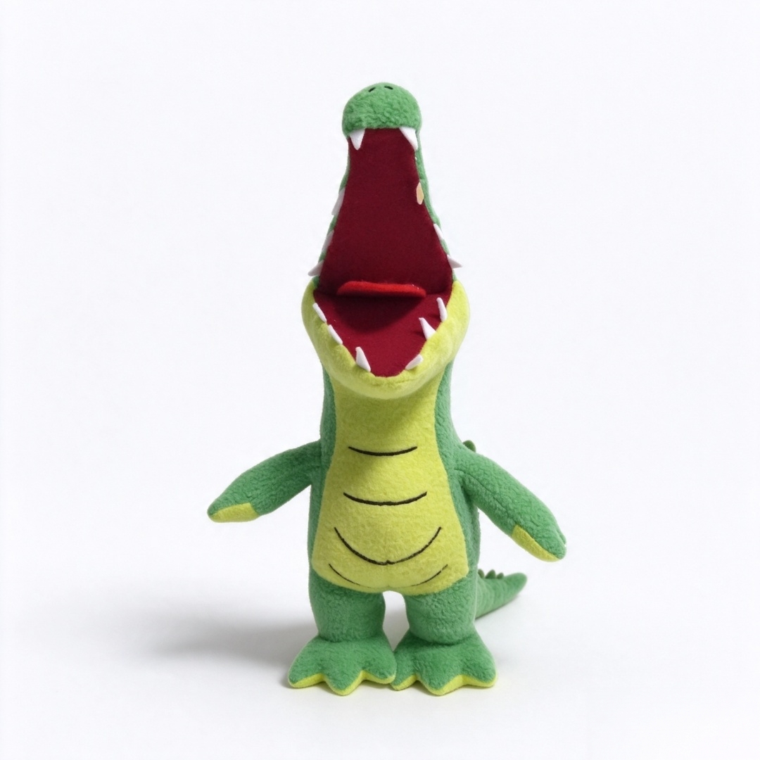 Green Aligator Cute Soft Fleece Stuffed Custom Gift Plush Toy