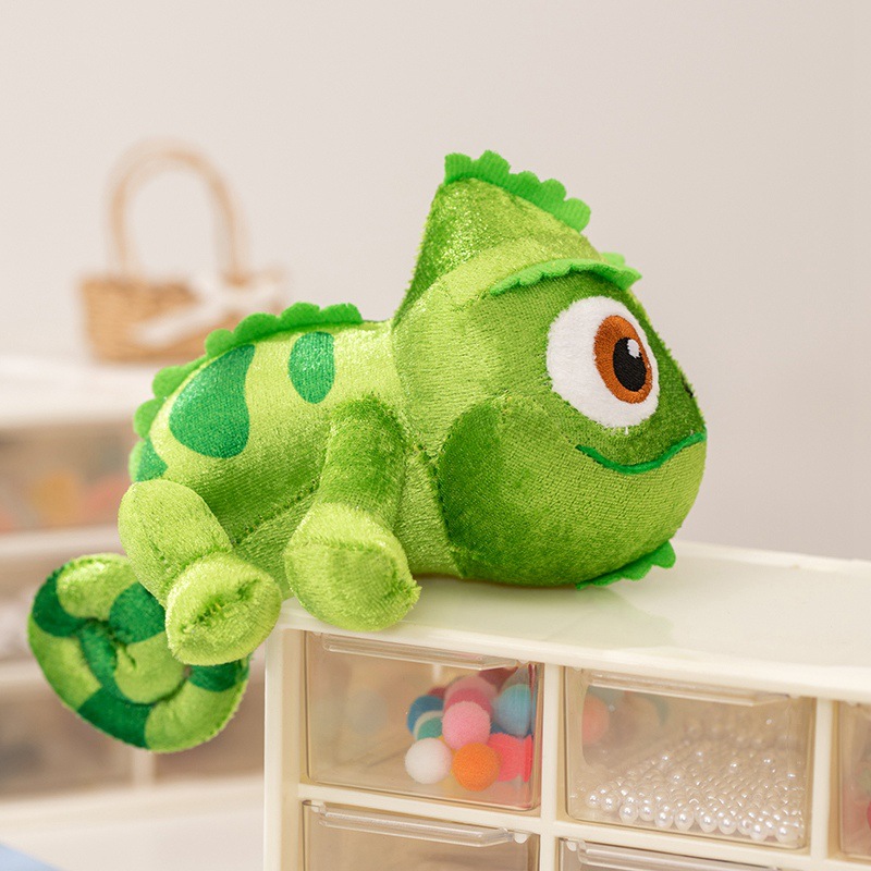 Custom Chameleon Shoulder Magnet Plush Toy Stuffed Animal Children Interactive Toy