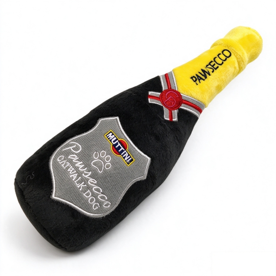 Bottle Shape Plush Pet Squeaky Dog Chewy Interactive Toy