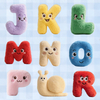 Cartoon Plush Doll Custom Emoticons Letter Baby Child Educational Toy
