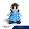 Blue Dressed soft rag Doll custom Plush Gift Girl Toy