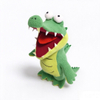 Green Aligator Cute Soft Fleece Stuffed Custom Gift Plush Toy