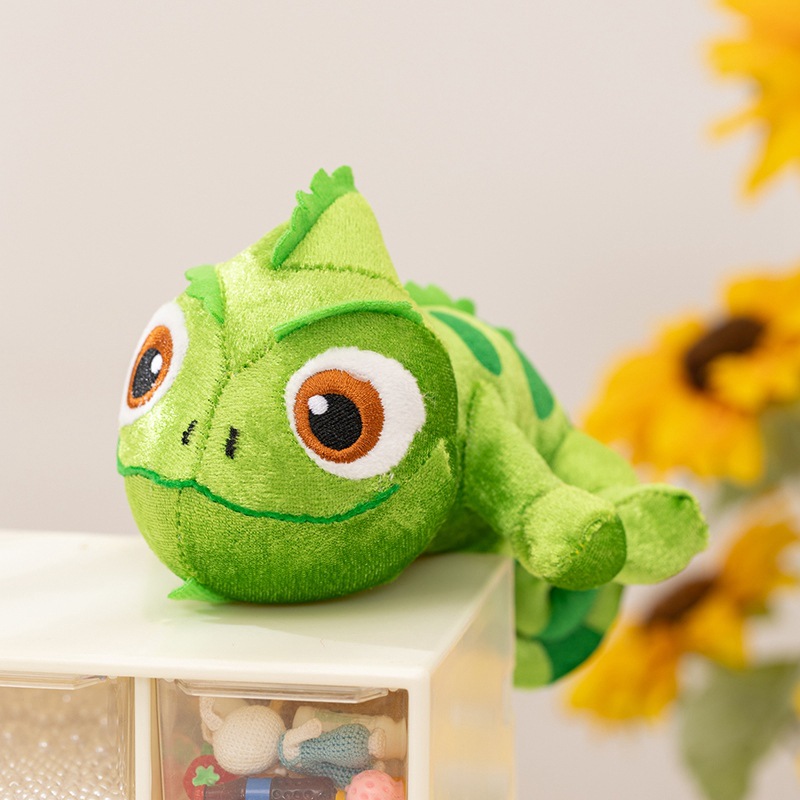 Custom Chameleon Shoulder Magnet Plush Toy Stuffed Animal Children Interactive Toy