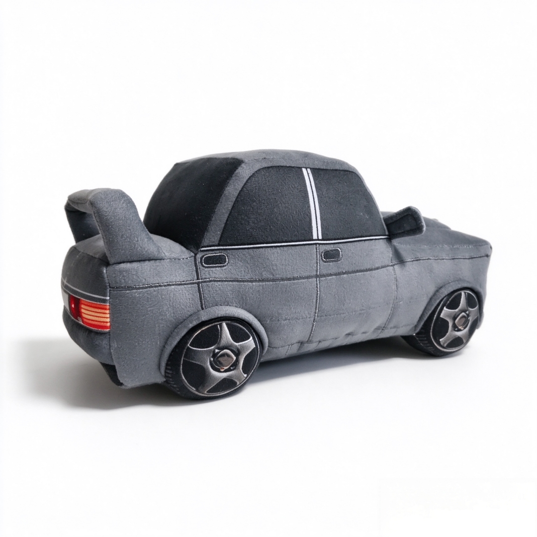 Grey Fancy Car Benz Brand Vehicle Soft Plush Stuffed Custom Factory Wholesale Souvenir Toys