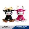 Custom Farm Animal Plush Cow Soft Stuffed Toy With CE CPC Certification