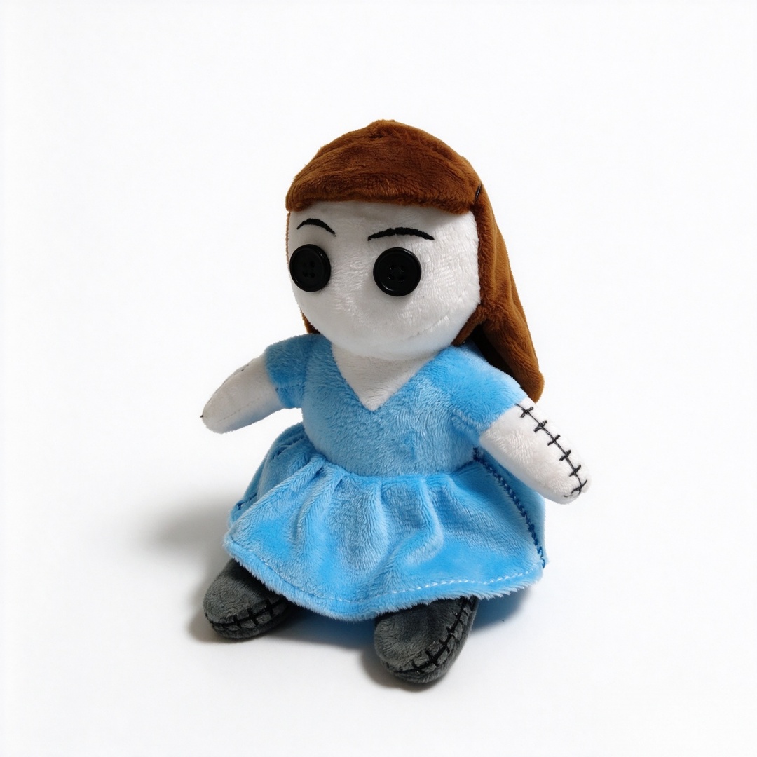Blue Dressed soft rag Doll custom Plush Gift Girl Toy